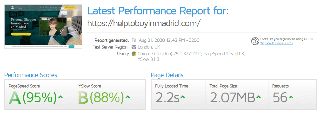 Performance Help to buy in Madrid
