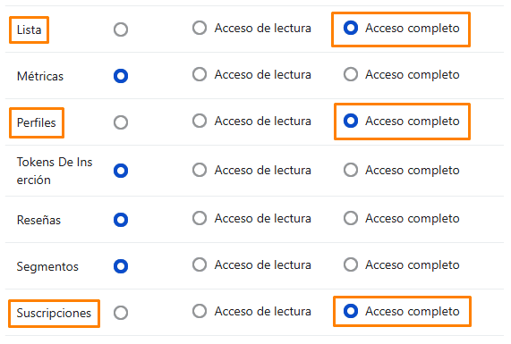 Cómo conectar Klaviyo con un formulario de Elementor - Crear clave API Klaviyo