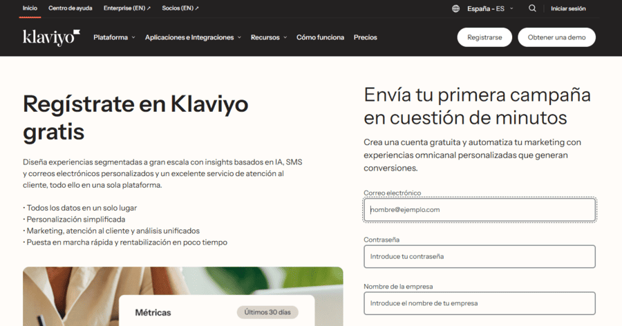 Cómo conectar Klaviyo con un formulario de Elementor - Registroen Klaviyo