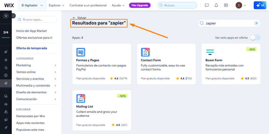 wix automatizaciones