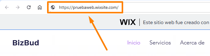 wix dominio wixsite